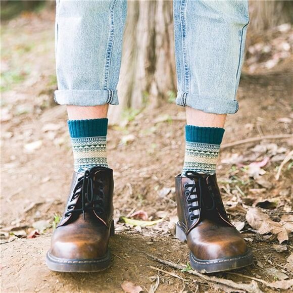 Wool Socks for Women - Womens Wool Socks Winter Warm Wool Socks - Picture 7 of 8